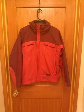 Patagonia Rubicon Rider Two Tone Red Ski Jacket Small